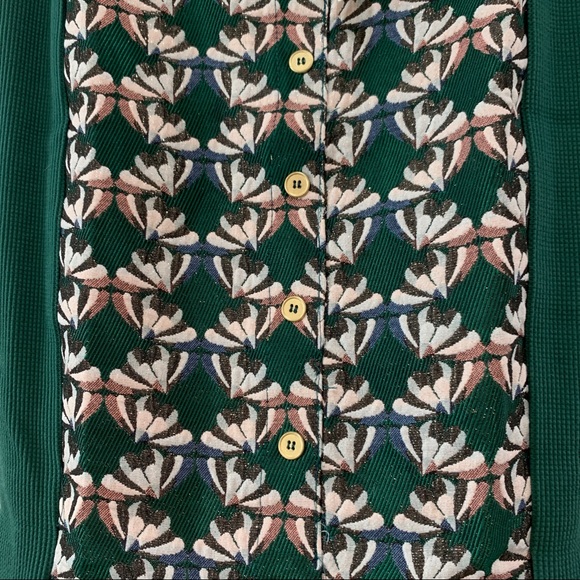Anthropologie Devlin Buttondown Pencil Skirt New - Picture 6 of 7
